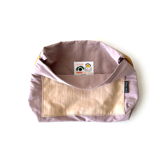 Large Pouch - Dusty Rose/Mustard