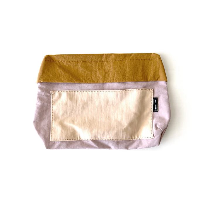 Large Pouch - Dusty Rose/Mustard
