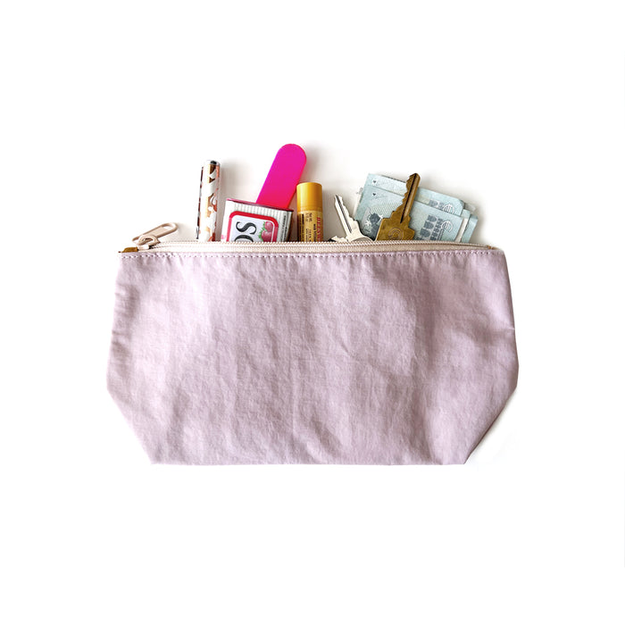 Small Pouch - Dusty Rose/Mustard (Outside 'Playful' Label)