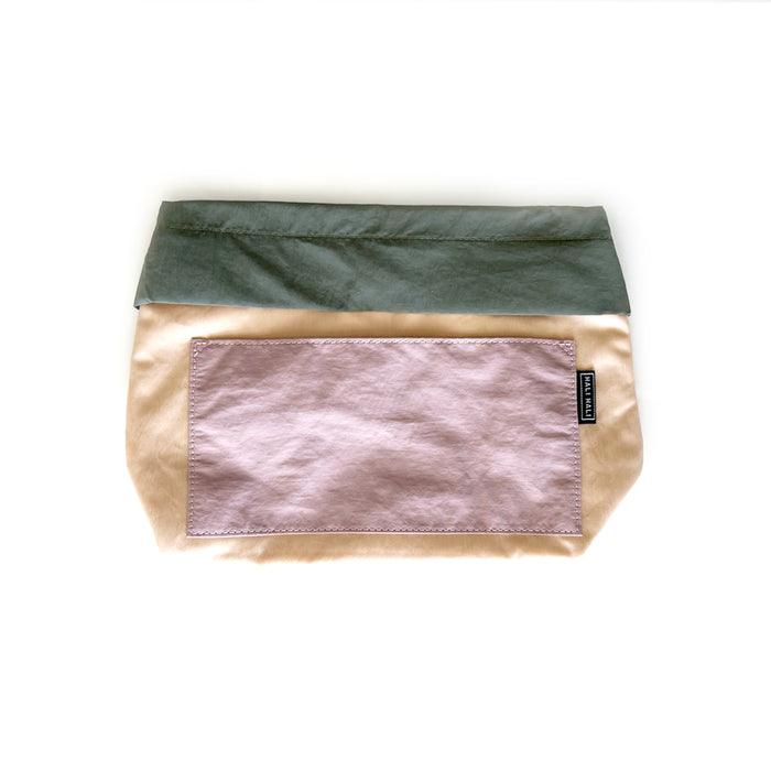 Large Pouch - Taupe/Moss