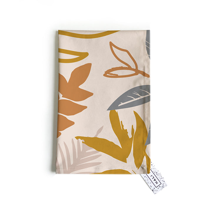 Printed Tea Towel - Spring Leaves